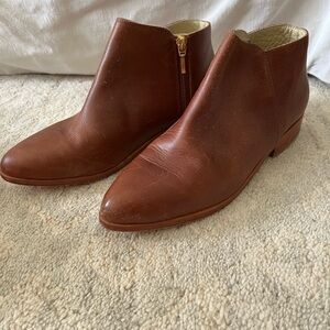 Nisolo branded leather booties